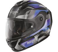 Nolan X-903 Ultra Carbon Highspeed N-Com Casco, nero/grigio/blu, Taglia S (56)