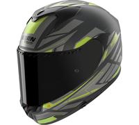 Nolan X-904 Ultra Carbon Rombo 349, casco integrale L female Opaco Carbonio/Nero/Grigio Scuro/Verde Chiaro