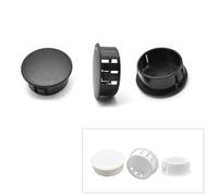 NOLDAR | Tappi copriforo. Tappi in plastica per fori. Funzione estetica e protettiva. Tappo copriforo NERO per fori con diametro di 13 mm. (50 pezzi)