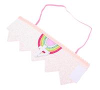 NOLITOY 1 Fascia Per Con Arcobaleno Cappello Per Il 4° Compleanno Del Corone Di Compleanno Per Numero 1° Compleanno Per Bambina Di 4 Anni Fascia Per