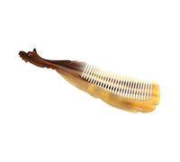 NOLITOY 1 Pc Pettine Di Corno Di Pavone Ratto Calzascarpe Alligatore Districante Groviglio Pettini Per Attrezzo Scratcher Scrubber Pettine Con La Coda Aromaterapia Bue Punto Corna
