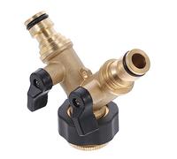 NOLITOY 1 Pz Connettorper Rubinetto con Valvole Adattatore Divisorio Accessorio per Flessibile Raccordo Resistente per Creare Due Uscite