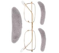 NOLITOY 1 Set baffi adesivi impostore parrucca regolabarba costume da barba da vecchio costume da vecchio cera barbe the masquerade costumi per adulti baffi finti baffi barba finta Metallo