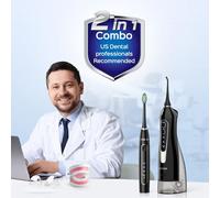 NOLITOY 1 Set Di Pulisci Denti Elettrico Ricaricabile Per La Dei Denti Per Casa E Viaggio