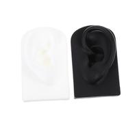 NOLITOY 1 Set Modello Di Orecchio In Silicone Ear Piercing Mould Falso Orecchio Umano Realistico Modello Di Orecchio Falso Modello Di Orecchio Modello Di Orecchio Umano Ear Piercing