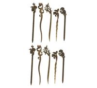 NOLITOY 10 Pezzi forcina da palazzo d'epoca bastoncino per bastoncini per vintage per cinese molletta fermaglio retrò bastoncini per retrò