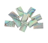 NOLITOY 10 pezzi Intarsio Abalone per Decorazione Buco Suono Chitarra Materiale Te per Accessori Musicali Strisce Inlay Piccole e Colorate per Mandolino Ukulele Basso