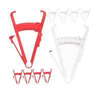 NOLITOY 10 Pezzi Plicometri per Pliche Cutanee in Plastica Strumento Portatile di Misurazione Grasso Corporeo per Fitness e Controllo Peso Calcolo Preciso Percentuale Grasso Adatto