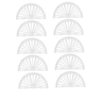 NOLITOY 10 pezzi Portatovaglioli Trasparente da Distributore per Tovaglioli da per e Ristoranti Design e Resistente Decorazione Versatile per Ogni