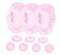 NOLITOY 10 Pezzi Retina per Chignon Invisibile Rosa Accessori per Chioma da Danza Classica per Donna Copri Chignon Morbido e Resistente Creatore di Acconciature Naturali per Ballerine