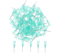 NOLITOY 100 Pezzi Ago per Colla Industriale 21g, Punta Erogatore in Metallo Multiuso per Dispenser Adesivo, Aghi Erogatori Riutilizzabili per Produzione e Laboratorio