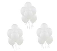 NOLITOY 100 pezzi Palloncini in Lattice Perlato Bianchi per Decorazioni Feste Matrimoni e Giochi con Gas per Celebrazioni