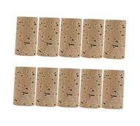 NOLITOY 10pezzi Tappi di Sughero per Testata di Flauto Copritestata in Sughero Naturale per Strumenti Fiato Kit di Ricambio per Riparazione di Parti di Flauto Accessori per Strumenti Music