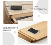 NOLITOY 12 Pezzi Pedale per Bidone della Spazzatura da Cucina 3-5L in Plastica Resistente Pedale di Ricambio per Cestino Rifiuti Bagno Ufficio Installazione senza Attrezzi Soluzione