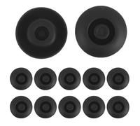 NOLITOY 12 Pezzi Tappi di Gomma Pieno per Fori Auto 10Mm Tappi Antipolvere in Gomma per Porte e Telai Auto Accessori Protezione Polvere e Umidità per Portiere e Minigonne Laterali