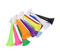 NOLITOY 12 Pezzi Trombe da Stadio in Plastica per Eventi Sportivi Corno Rumoroso Leggero e Smontabile per Calcio e Basket Accessorio Tifo Stadio per Gruppi e Feste