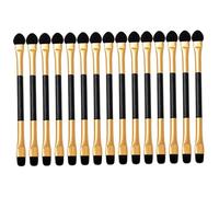 NOLITOY 15 pezzi Applicatori Ombretto Doppia Estremità Pennelli Trucco Occhi Leggeri e Portatili Sfumino Delicato per Uso Professionale e Personale