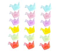NOLITOY 18 Pollici Mini Origami Crane Figurines in Luminous Resin Glow in The Dark Tiny Animal Sculptures For Diy Aquarium Dollhouse Garden Micro Landscape Decoration
