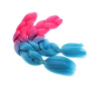 NOLITOY 1paio Estensioni Per Treccia Jumbo Colorate Per Party Cosplay e Moda Hiphop Facile Da Intrecciare e Resistente Al Groviglio Comfort e Stile Senza Sforzo
