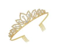 NOLITOY 1pezzi Bride Wedding Headpiece Shiny Diamond-studded Delicate for Wedding Parties and Engagements Elegant Hair Jewelry Accessory for Brides and Special Occasions