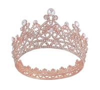 NOLITOY 1pezzi Lega Strass Per Sposa Accessorio Elegante Per Matrimonio e Feste Oro Rosa Per Cerimonie Speciali e Celebrazioni