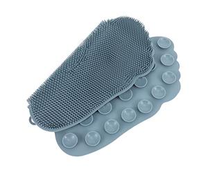 NOLITOY 1pezzi Tappetino Massaggiante Silicone Per Piedi Scrubber Per Pulizia e Massaggio Antiscivolo e Facile Da Usare Per Vaschetta Pediluvio e Benessere Casa