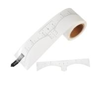 NOLITOY 1rotolo Titolo Adesivi Per Sopracciglia Regolabili Righello Per Sopracciglia Adesivo Bianco Per Makeup Facile e Simmetrico