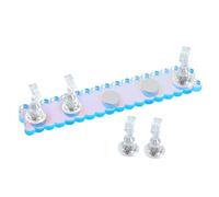 NOLITOY 1set Espositore Per Unghie Trasparente Supporto Per Pratica Manicure Per Saloni e Uso Domestico Per Tecniche Di Nail Art e Display Unghie Artificiali