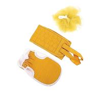 NOLITOY 1set Guanti Da Bagno Pallina Massaggiante e Striscia Per Pulizia Schiena Morbido Esfoliante Per Corpo Fresco e Pulito Per La Routine Di Bellezza Quotidiana