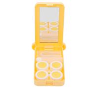 NOLITOY 1set Porta Lenti Cosmetiche Piccolo Contenitorper Lenti Contatto Da Compatta Per Viaggi e Uso Quotidiano