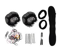 NOLITOY 1set Reti Per Chignon Elastiche e Invisibili Per Donne e Ragazze Accessori Per Acconciature Per Ballerine e Occasioni Speciali Facile Da Usare e Leggero