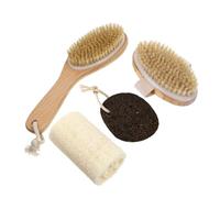 NOLITOY 1set Spazzole Per Bagno Con Pietra Pomice Kit Completo Per Esfoliazione Della e Pulizia Profonda Accessori Per Benessere e La Del Corpo