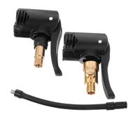 NOLITOY 2 Adattatore Valvola Pneumatici Compatibile con Pompa Gonfiaggio Auto e Facile Installazione e Alta Durabilità