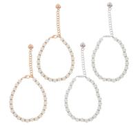 NOLITOY 2 Paia Cinghie per Scarpe con Antiscivolo e Antiscivolamento Regolabili e Staccabili per Eleganti Cinghie Decorativi per Sandali