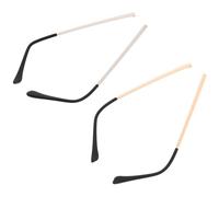 NOLITOY 2 Paia Gambe a Spettacolo Per Occhiali Kit Riparazione Occhiali Estensore Del Ponte Nasale Degli Occhiali Prese Per Le Orecchie Degli Occhiali Uomo Occhiali Da Sole Plastica