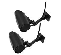 NOLITOY 2 Pezzi 2 Telecamere Finta di Sicurezza Cctv per Interni ed Esterni Effetto Realistico, Telecamere Esca Nere senza Batteria, Deterrente Antifurto per Casa, Ufficio, Negozio e