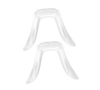 NOLITOY 2 pezzi Cuscinetti per Nasello Occhiali in Silicone Morbido Supporto Naso Antiscivolo per Montature e Occhiali da Sole Proteggi Naso Comfort e Fissaggio Sicuro