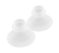 NOLITOY 2 Pezzi Inserti Flangiati Silicone per Tiralatte Indossabile Adattatori Regolabili Accessori Lavabili per Pompaggio