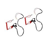 NOLITOY 2 Pezzi Interruttore di Arresto di Emergenza per Atv Cavo Tether Sicurezza Manubrio Spegnimento Motore Rapido per Quad Moto da Cross e Veicoli Fuoristrada Offroad