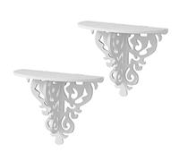 NOLITOY 2 Pezzi mensola decorazione cremagliera mensole per decorazioni murali ripiano sospeso stand portalibri portalibro portafiori semplice ripiano portaoggetti ripiano per la casa pvc