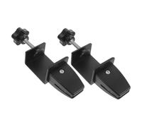 NOLITOY 2 Pezzi per Divisore Scrivania Alluminio Clip Regolabile per Privacy Ufficio Pannello Estensibile per Separazione Lavoro Nero