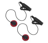 NOLITOY 2 Pezzi Pickup Piezo Microfono Contatto per Chitarra Ukulele Mandolino Banjo con Patch Autoadesiva Design Nodrill e Eq Integrato per Strumenti Corde