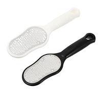 NOLITOY 2 Pezzi Raspa Per Piedi In Acciaio Inossidabile Spatola Raschietto Rasoi Per Rimozione Pedicure Trimmer Rimozione Pelle Morta Raspa Per Piedi Lima Per Pedicure Raspa In Acciaio