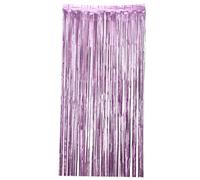 NOLITOY 2 Pezzi Sfondo Antipioggia Rosa in Plastica 1x2,5 M per Decorazione Feste, Compleanni e Palcoscenici, Accessorio Parete Portatile per Allestimenti Fotografici