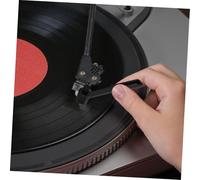 NOLITOY 2 pezzi Spazzola Pulizia Puntina Antistatico per e Dischi Pennello Doppio per Pulizia Ago e Superfici Migliora Qualità Audio e Protegge Dischi
