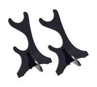 NOLITOY 2 pezzi Supporto da Tavolo Acrilico per Spade Espositore Unico per Bacchette Magiche e Arti Marziali Protezione Anti-danno Facile da Montare da Nero