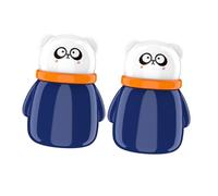 NOLITOY 2 Pezzi Talcum Powder Puff Box With Sealed Lid Portable Non Slip Base Compact Container For Skin Care And Travel Convenience