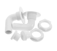 NOLITOY 2 Pezzi Tappo Scarico Freezer in Plastica Resistenti al Freddo Doppio Plug per Foro Drenaggio Congelatori e Refrigeratori Tenuta per Gestione Condensa e Prevenzione Perdite