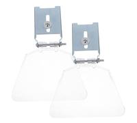 NOLITOY 2 pezzi Visiera Protettiva Trasparente per Smerigliatrice da Banco Schermo Sicurezza in Plastica Resistente Protezione Occhi per Officina e Progetti Fai da Te Montaggio Facile e