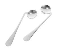 NOLITOY 2 Pz Il Vecchio Mangia Cucchiaio Accessori Per La Casa Cucchiaio Da Portata Bacchette Cucchiaino Poggia Cucchiaio Pentole Cucchiaio Di Zuppa Piatto Kit Acciaio Inossidabile Silver